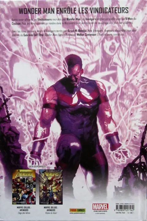 Verso de l'album Avengers La fin des avengers ?