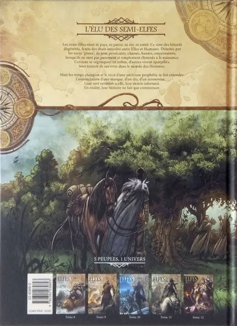 Verso de l'album Elfes Tome 4 L'Élu des semi-Elfes
