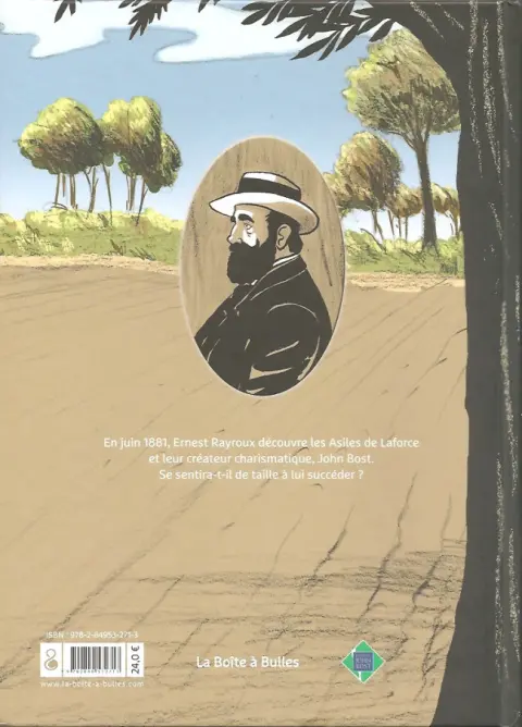 Verso de l'album John Bost - Un précurseur