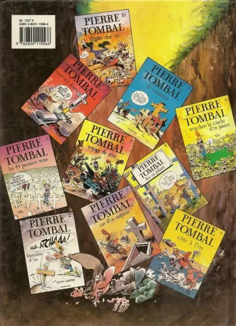 Verso de l'album Pierre Tombal Tome 4 Des os pilants