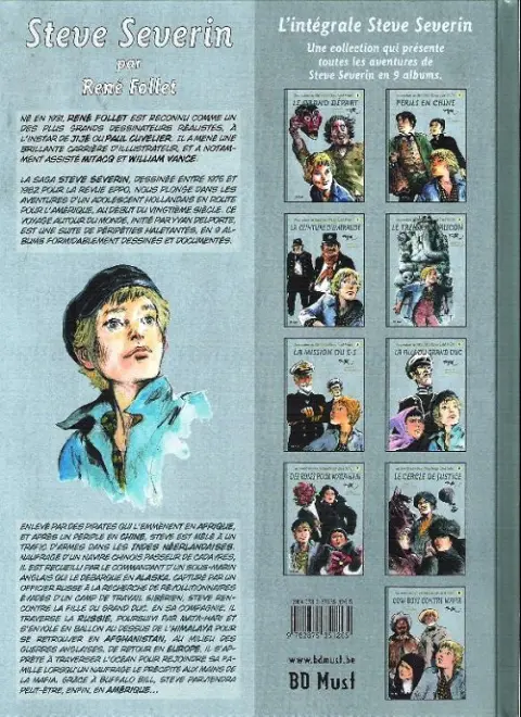 Verso de l'album Les aventures de Steve Severin Tome 2 Périls en Chine