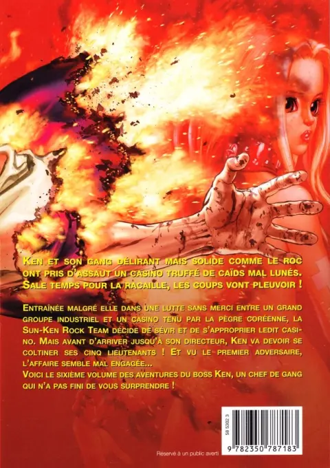 Verso de l'album Sun-Ken Rock 6