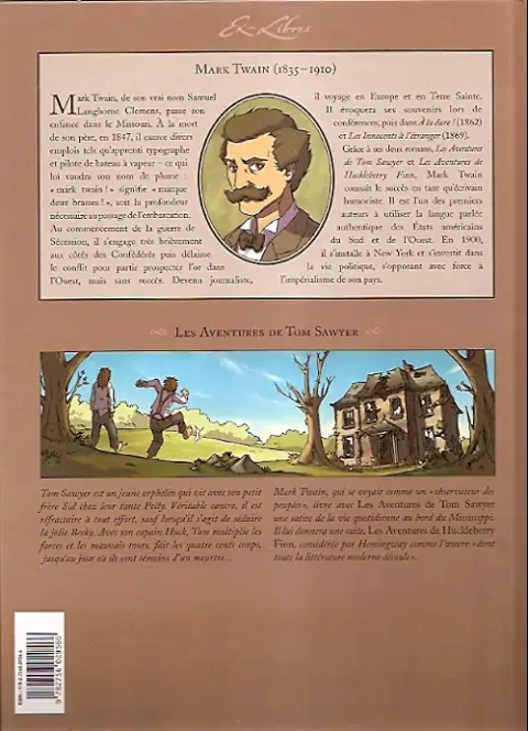 Verso de l'album Les Aventures de Tom Sawyer Volume 3