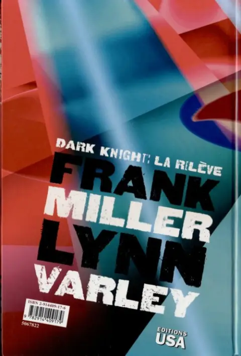 Verso de l'album Batman - Dark Knight : La relève DK2 - L'Intégrale