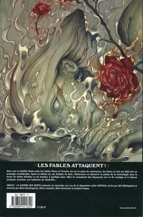 Verso de l'album Fables Tome 14 La guerre des nerfs
