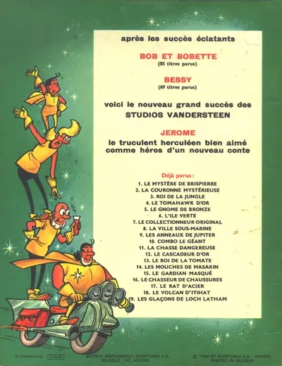 Verso de l'album Jérôme Tome 19 Les glaçons de Loch Latham
