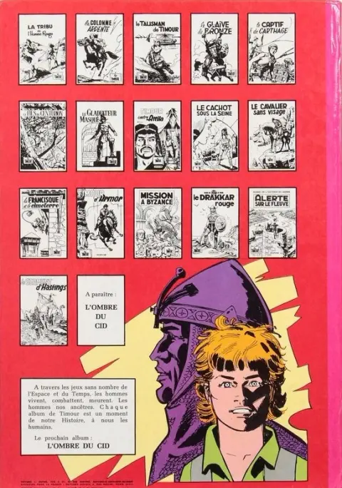 Verso de l'album Les Timour Tome 16 Le serment d'Hastings