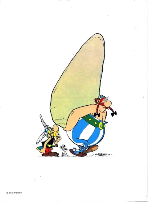 Verso de l'album Astérix Tome 25 Le Grand Fossé