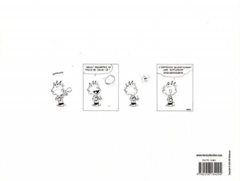 Verso de l'album Calvin et Hobbes Original Tome 11