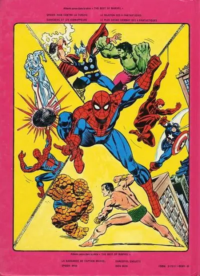Verso de l'album The Best of Marvel Tome 6 Iron Man