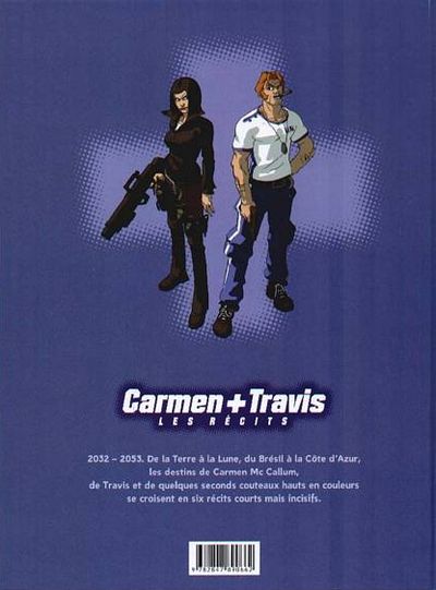 Verso de l'album Carmen+Travis Tome 1 Les Récits (Volume 1)