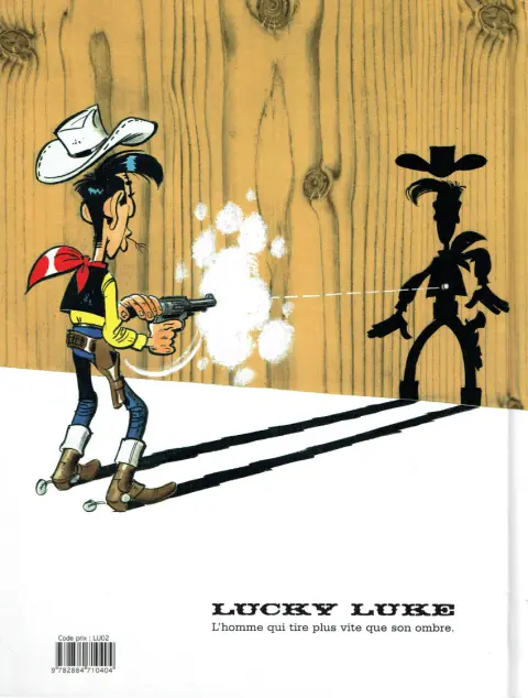 Verso de l'album Lucky Luke Tome 55 La ballade des Dalton et autres histoires