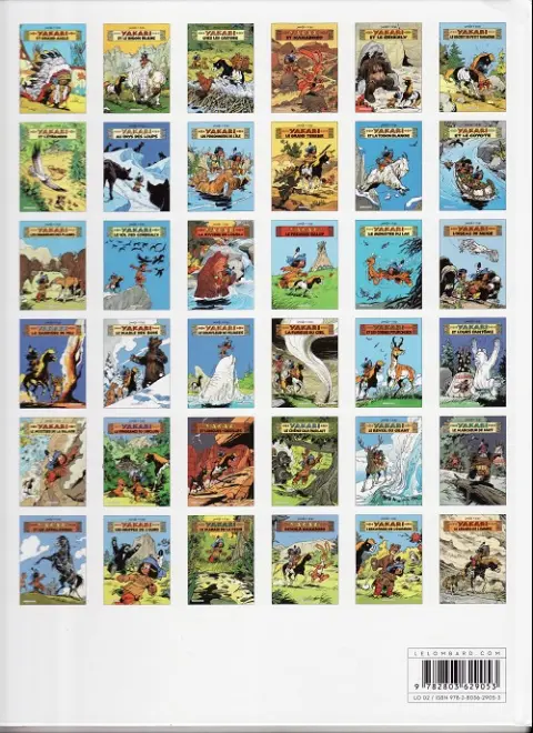 Verso de l'album Yakari Tome 24 Yakari et l'ours fantôme