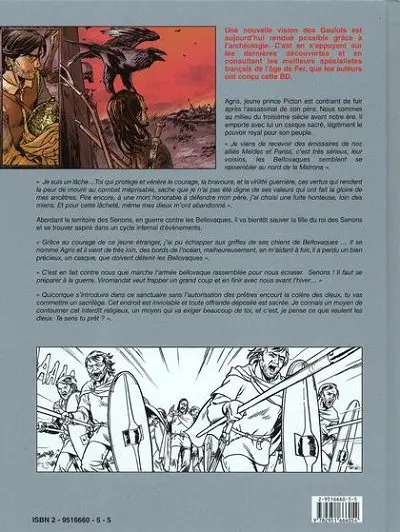 Verso de l'album Le Casque d'Agris Tome 1 Le sanctuaire interdit