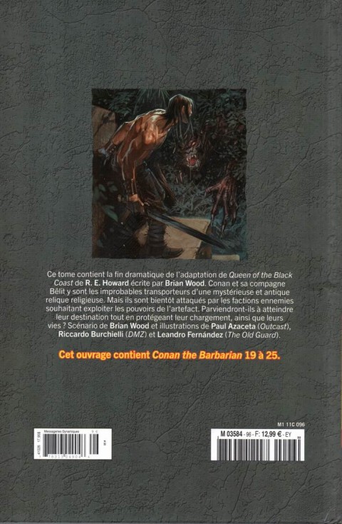 Verso de l'album The Savage Sword of Conan - La Collection Tome 96 Le Chat de Bêlit