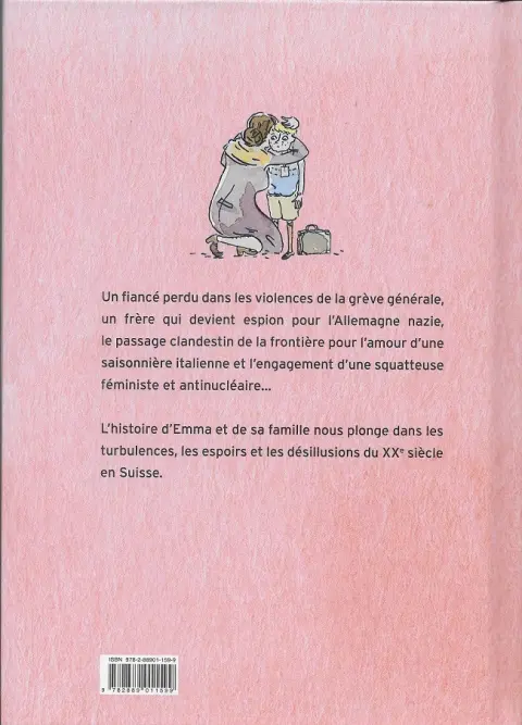 Verso de l'album Le siècle d'Emma Une famille suisse dans les turbulences du XXe siècle