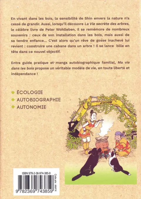 Verso de l'album Ma vie dans les bois 8 Rêve d'enfant