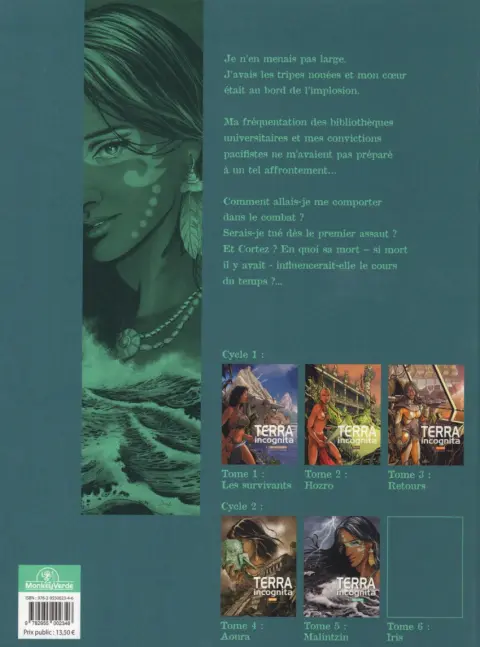 Verso de l'album Terra incognita Tome 5 Malintzin