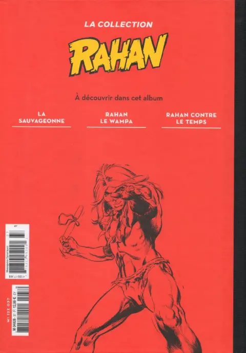 Verso de l'album Rahan La Collection (Hachette) Tome 37