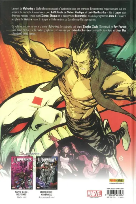 Verso de l'album Wolverines Tome 3 Le mot de la fin