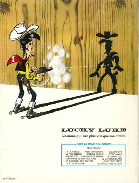 Verso de l'album Lucky Luke Tome 37 Canyon Apache