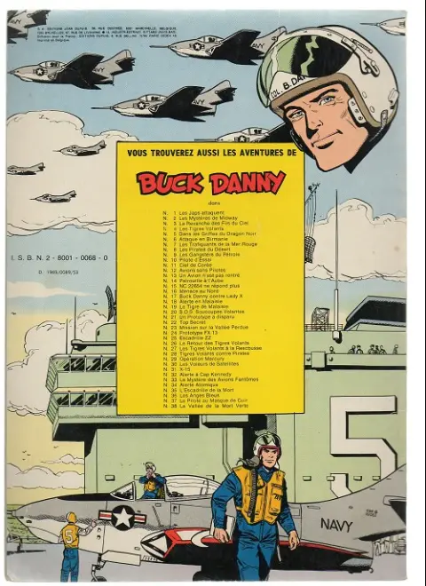 Verso de l'album Buck Danny Tome 31 X-15