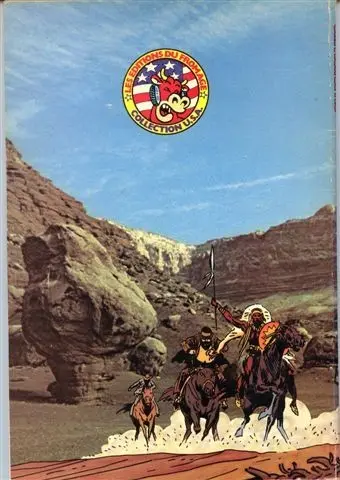 Verso de l'album Cheveux de feu