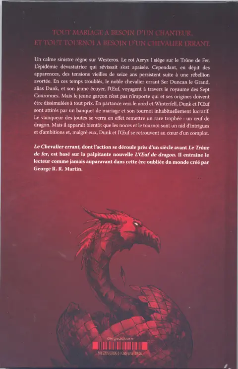 Verso de l'album Le Chevalier errant 2 Le Chevalier errant