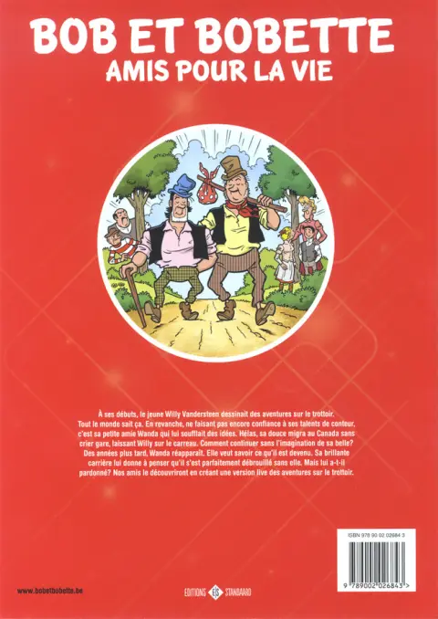 Verso de l'album Bob et Bobette Tome 370 Le crack de la craie
