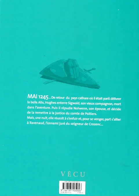 Verso de l'album Les Aigles décapitées Tome 8 La marque de Nolwenn