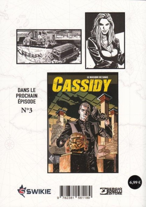 Verso de l'album Cassidy N° 2 Emprise sur le ville