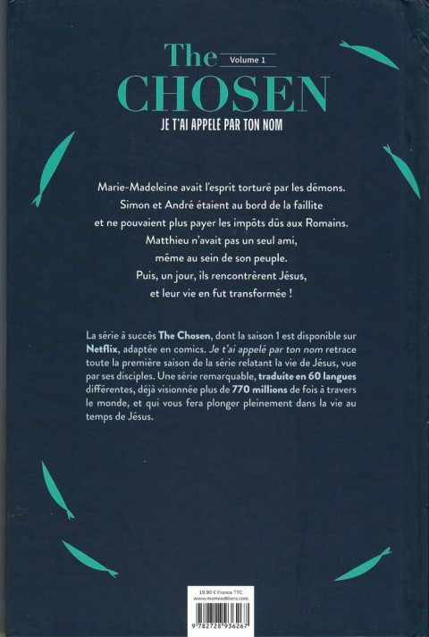 Verso de l'album The Chosen Volume 1 Je t'ai appelé par ton nom