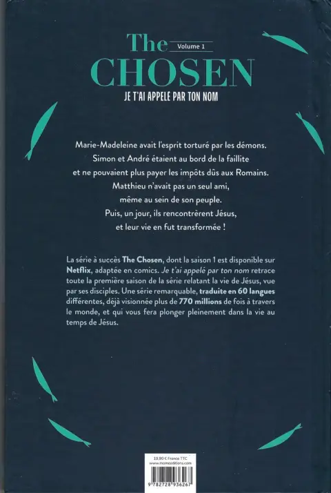 Verso de l'album The Chosen Volume 1 Je t'ai appelé par ton nom