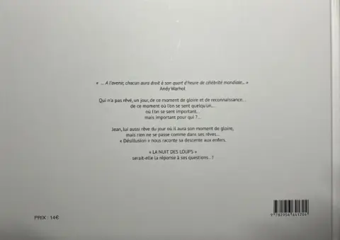 Verso de l'album La nuit des loups Tome 1 Désillusion