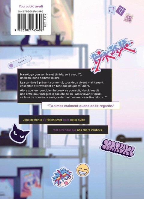 Verso de l'album Mets-toi à nu, Senpai ! 2