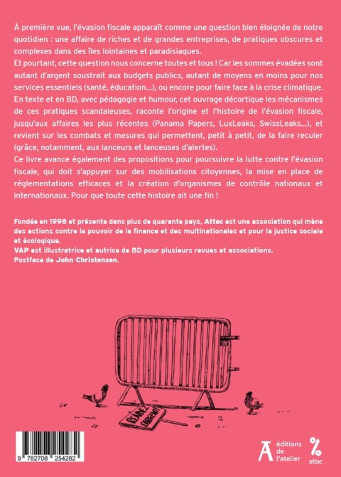 Verso de l'album L'évasion fiscale Toute une histoire
