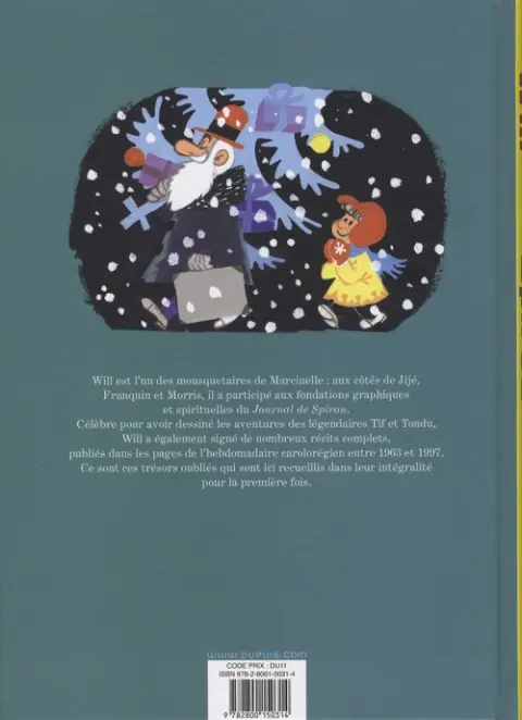 Verso de l'album Will dans Spirou 1963-1997