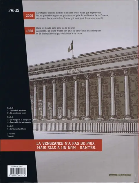 Verso de l'album Dantès Tome 5 Le Complot politique