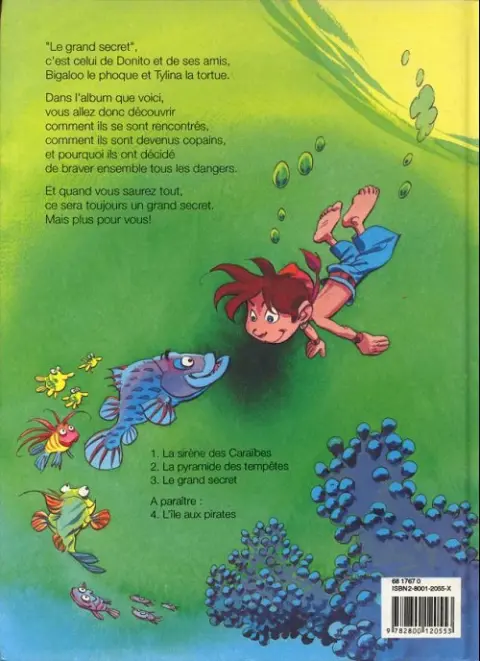 Verso de l'album Donito Tome 3 Le grand secret