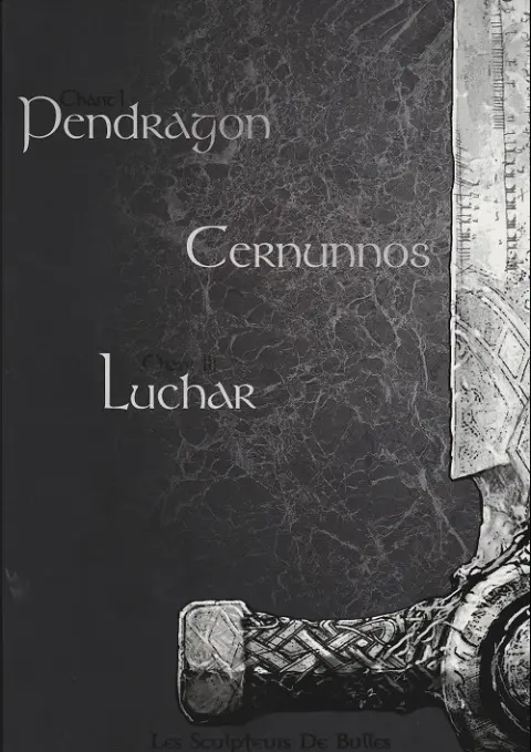 Verso de l'album Excalibur - Chroniques