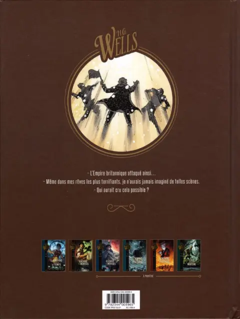 Verso de l'album La Guerre des mondes Tome 1 La Guerre des mondes 1/2