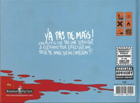 Verso de l'album Labo Reutwar Tome 1 Prenez note Brigitte !