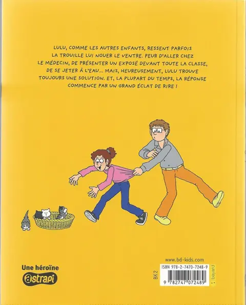Verso de l'album Lulu 5 Petites trouilles et grands fous rires