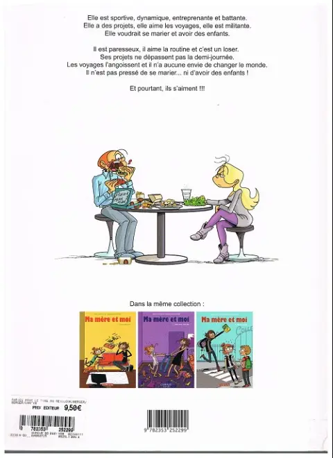 Verso de l'album Ma femme et moi