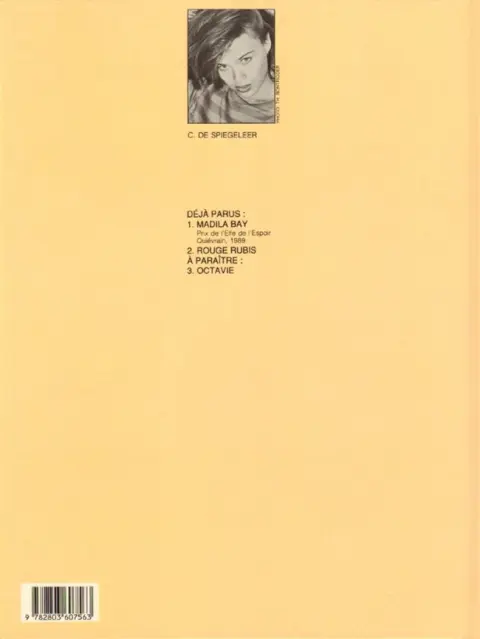 Verso de l'album Madila Tome 2 Rouge rubis