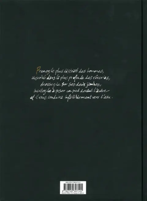 Verso de l'album Moby Dick Livre Premier