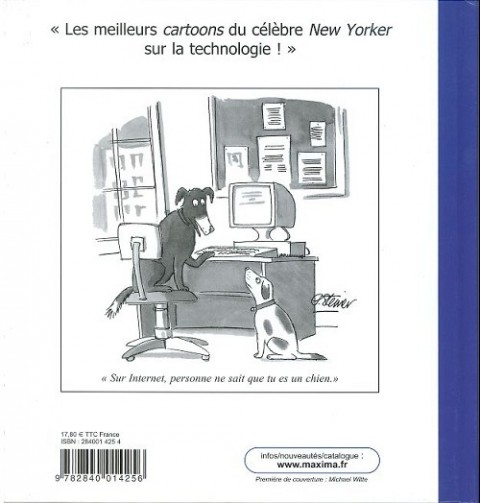 Verso de l'album The New Yorker Le New Yorker - Internet & Co