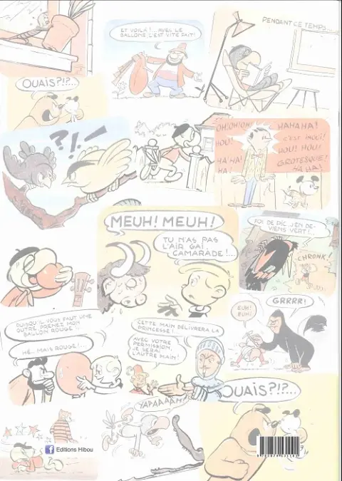 Verso de l'album Notre dessin animé en tintincolor Tome 1