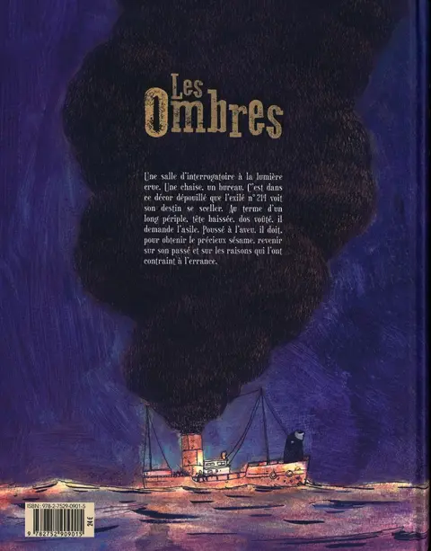 Verso de l'album Les Ombres