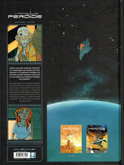 Verso de l'album L'Orphelin de Perdide Tome 2 Silbad